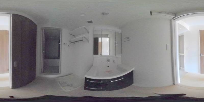 パノラマ画像洗面所