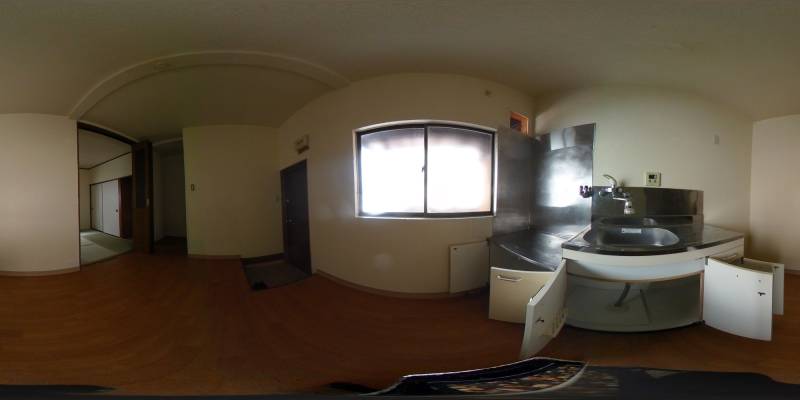 パノラマ画像キッチン