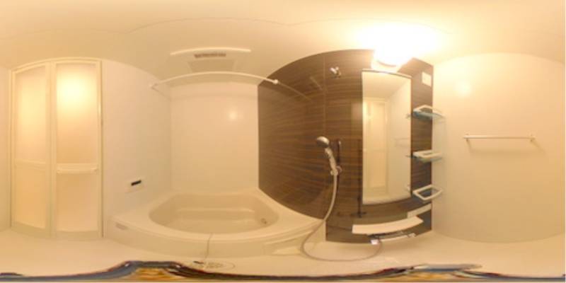 パノラマ画像バスルーム