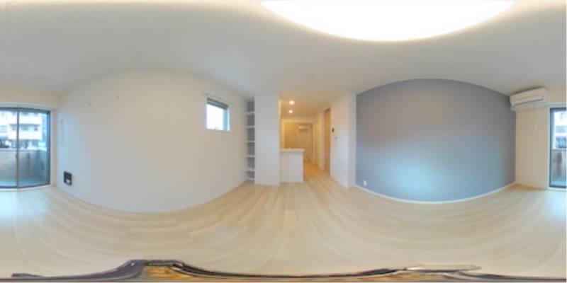 パノラマ画像洋室