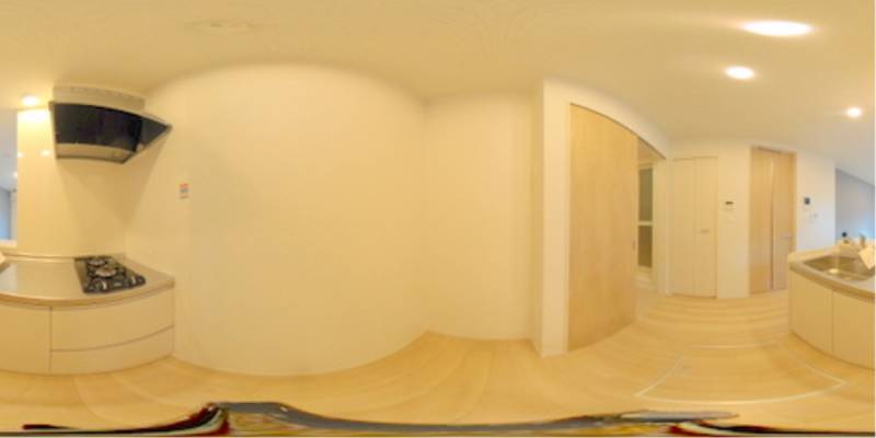 パノラマ画像キッチン