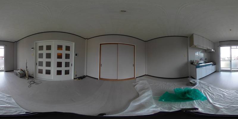 パノラマ画像リビング