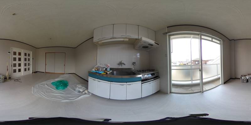 パノラマ画像キッチン