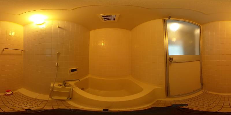 パノラマ画像バスルーム