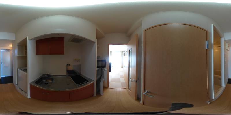 パノラマ画像キッチン