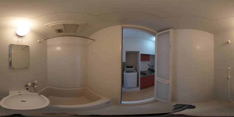 パノラマ画像バスルーム