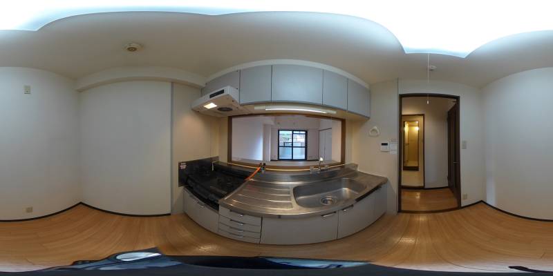 パノラマ画像キッチン