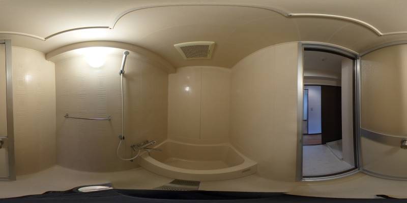 パノラマ画像バスルーム