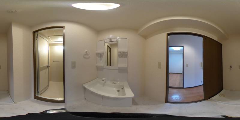 パノラマ画像洗面所