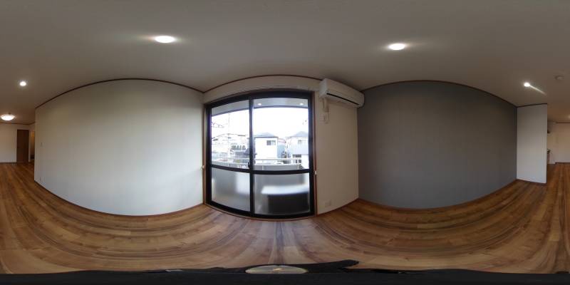 パノラマ画像リビング