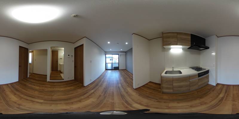 パノラマ画像キッチン