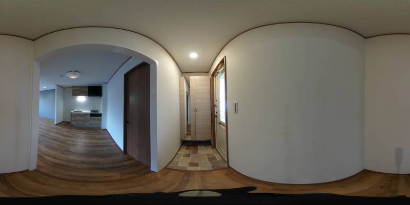 パノラマ画像玄関