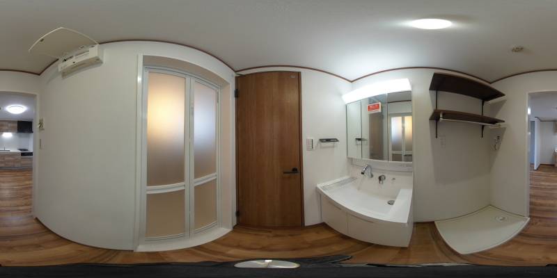 パノラマ画像洗面所