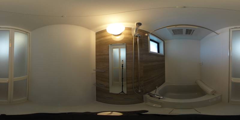 パノラマ画像バスルーム