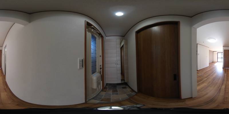 パノラマ画像玄関