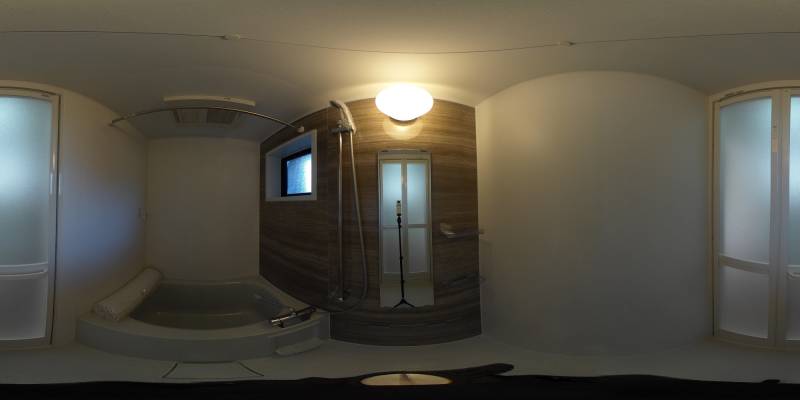 パノラマ画像バスルーム