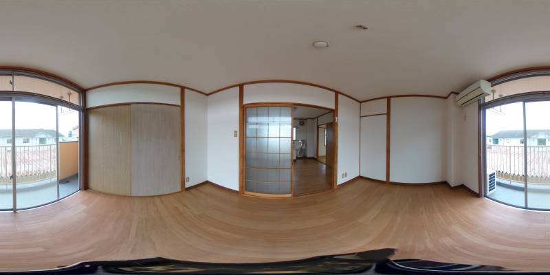 パノラマ画像洋室