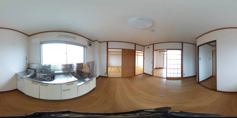 パノラマ画像キッチン