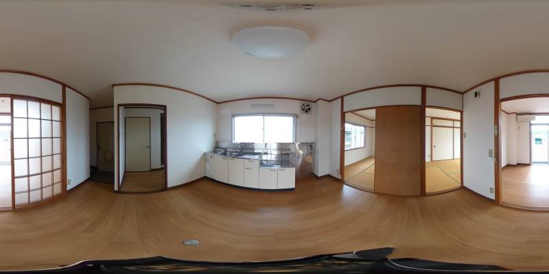 パノラマ画像リビング