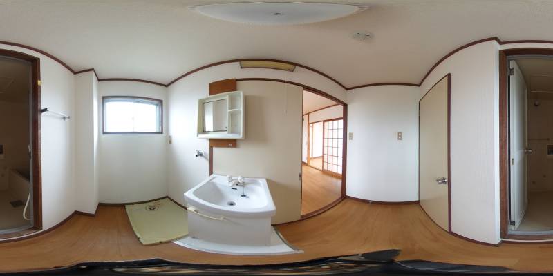 パノラマ画像洗面所