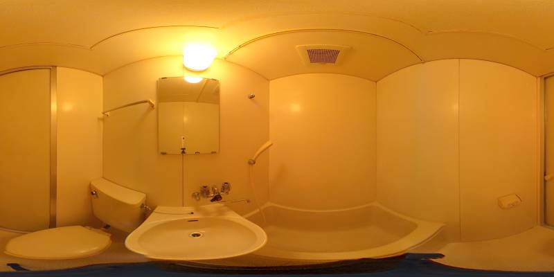 パノラマ画像バスルーム