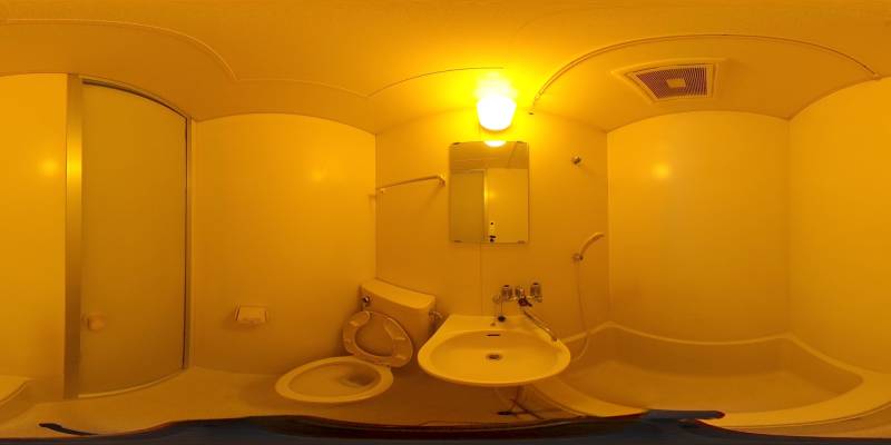 パノラマ画像バスルーム