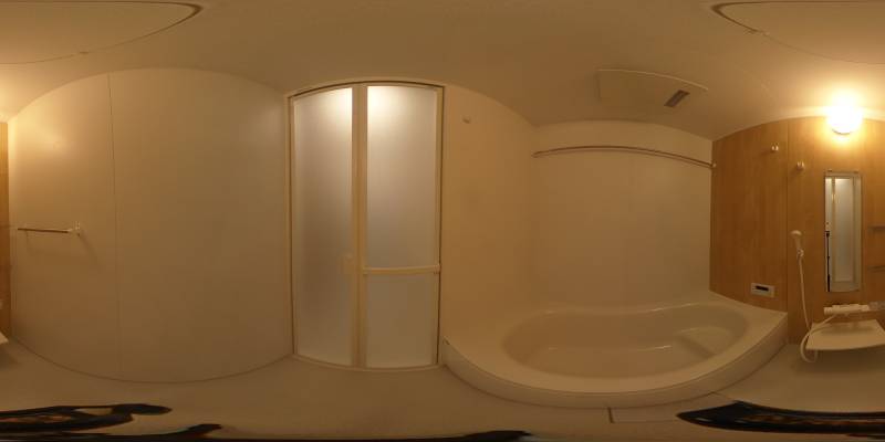 パノラマ画像バスルーム