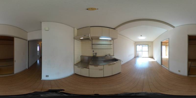 パノラマ画像キッチン