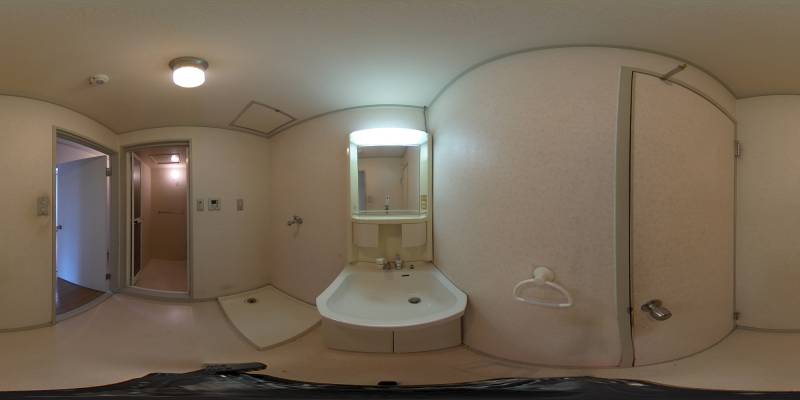 パノラマ画像洗面所