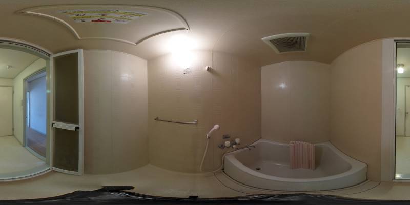 パノラマ画像バスルーム