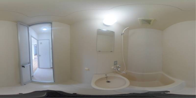 パノラマ画像バスルーム