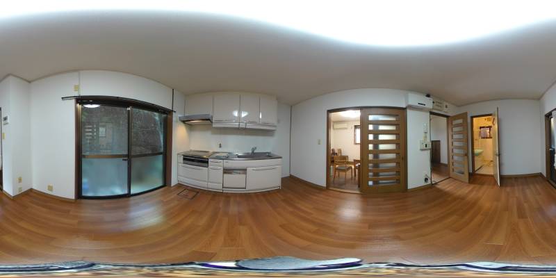 パノラマ画像リビング