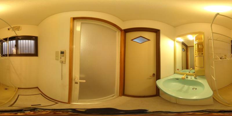 パノラマ画像洗面所