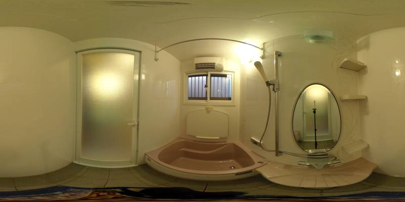 パノラマ画像バスルーム