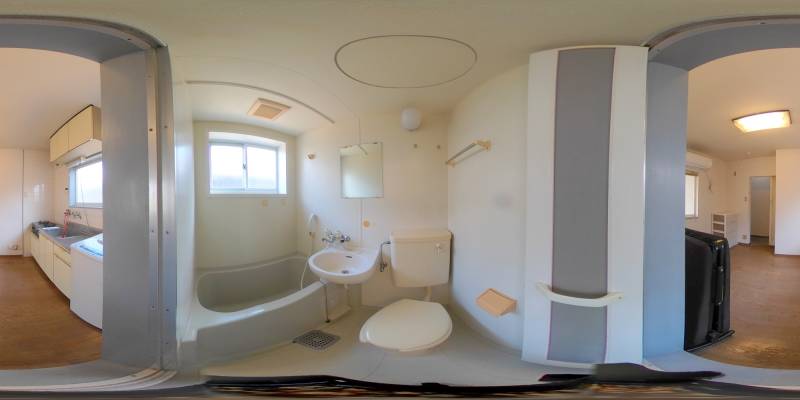 パノラマ画像バスルーム