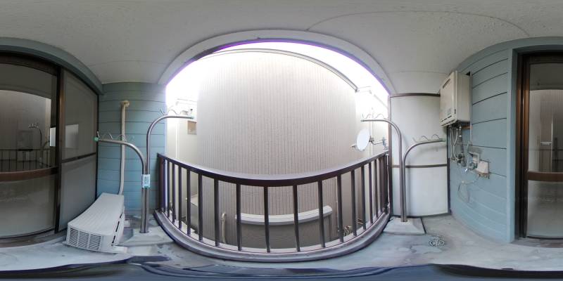 パノラマ画像バルコニー