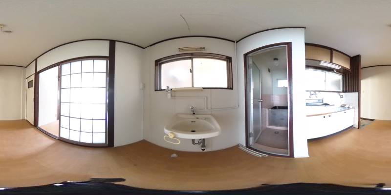 パノラマ画像洗面所