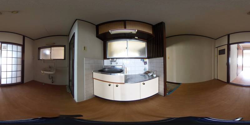 パノラマ画像キッチン