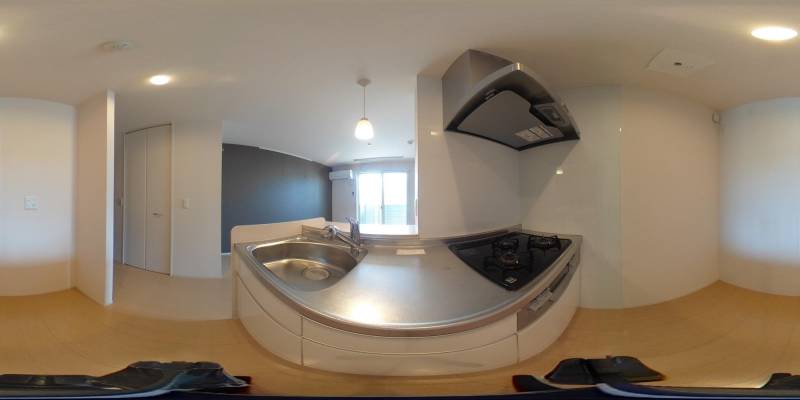 パノラマ画像キッチン