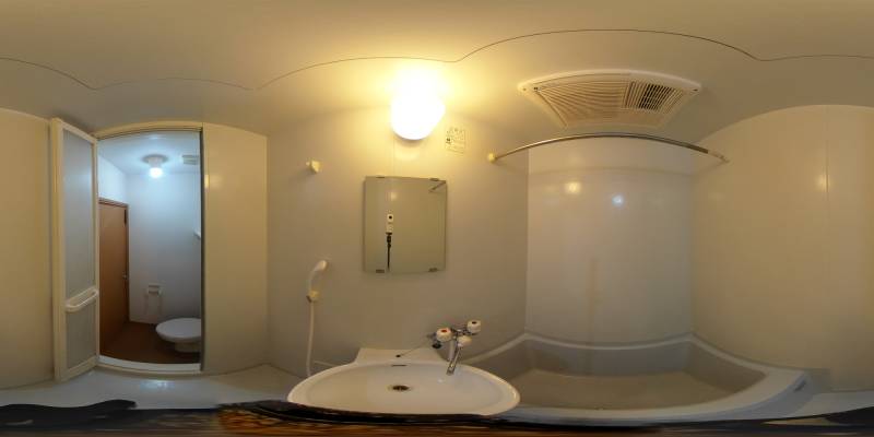 パノラマ画像バスルーム