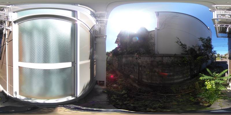 パノラマ画像バルコニー