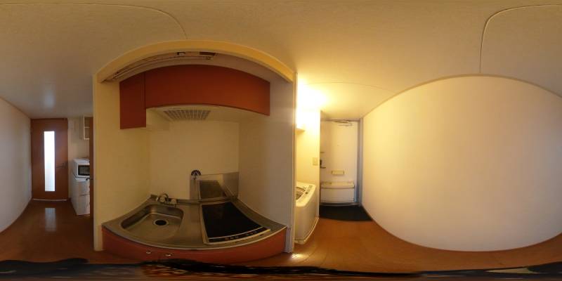 パノラマ画像キッチン