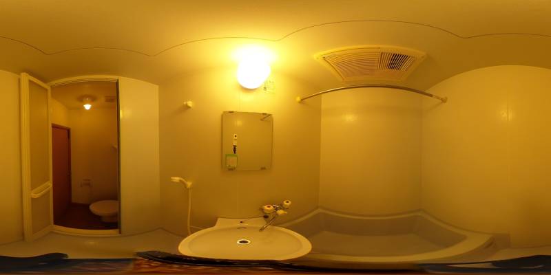 パノラマ画像バスルーム