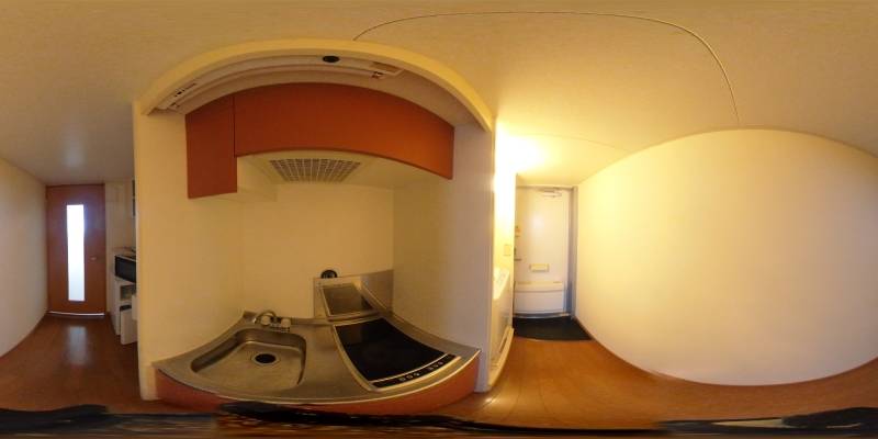 パノラマ画像キッチン