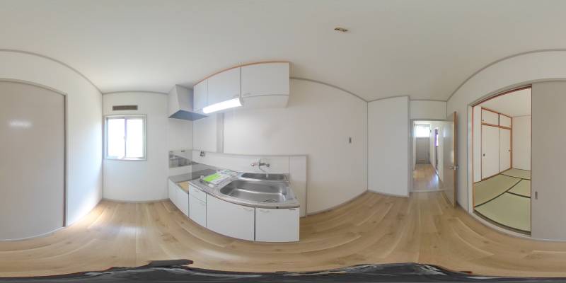 パノラマ画像キッチン