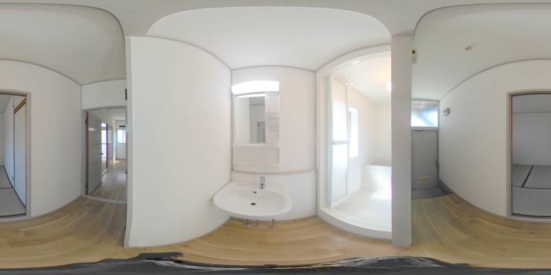 パノラマ画像洗面所