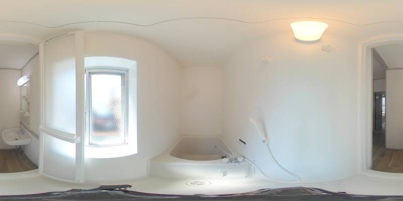 パノラマ画像バスルーム