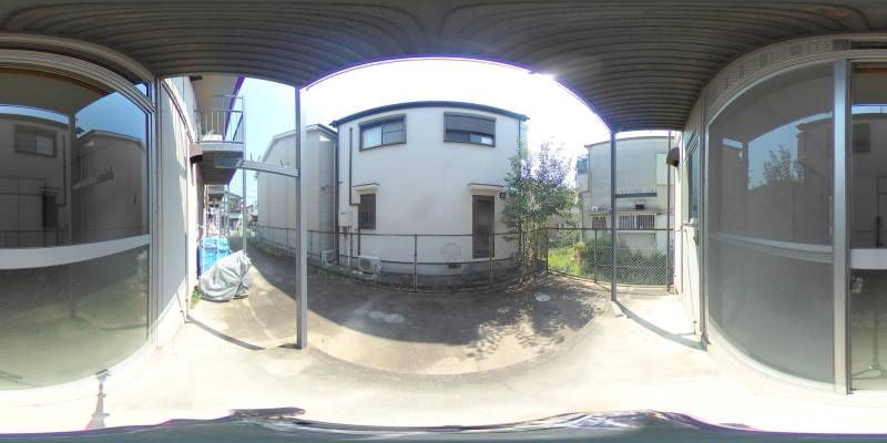 パノラマ画像バルコニー