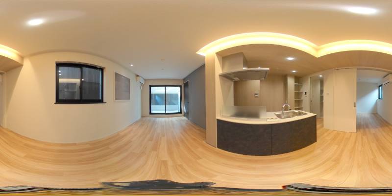 パノラマ画像リビング