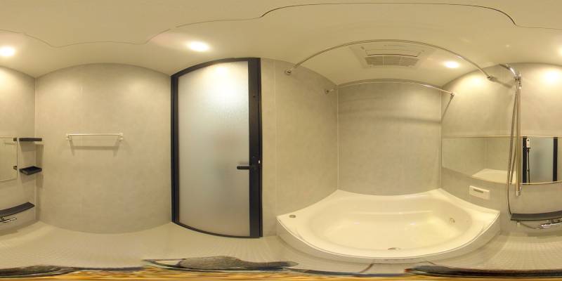 パノラマ画像バスルーム